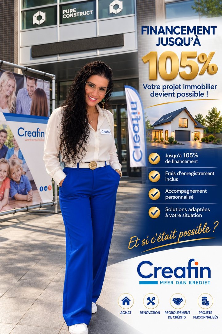 Financement jusqu’à 105 % : votre projet immobilier devient possible.
